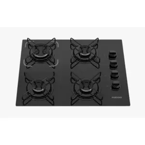 Cooktop Gás 4 Bocas Itatiaia Preto Bivolt Essencial Cooktop Gás 4 Bocas Itatiaia Preto Bivolt Essencial