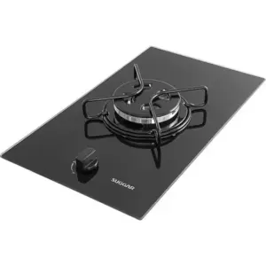 Cooktop Gás 1 Boca Suggar Mesa de Vidro Tripla Chama Preto Bivolt FG0101AVP Cooktop Gás 1 Boca Suggar Mesa de Vidro Tripla Chama Preto Bivolt FG0101AVP