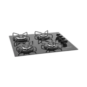 Cooktop Gás 4 Bocas Suggar Mesa de Vidro Bivolt FG4004AVP Cooktop Gás 4 Bocas Suggar Mesa de Vidro Bivolt FG4004AVP