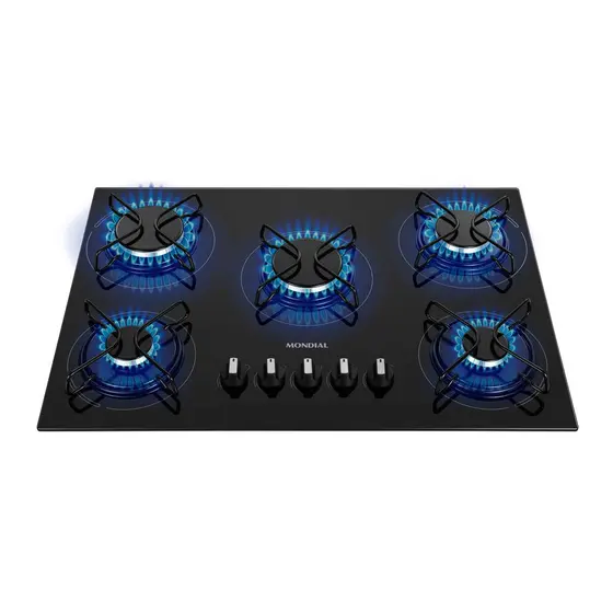 Cooktop Gás 5 Bocas Mondial CTG-02