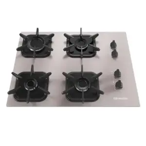 Cooktop Gás 4 Bocas Mueller Alumínio Queimador Ultra Chama Bivolt MCG4BK Cooktop Gás 4 Bocas Mueller Alumínio Queimador Ultra Chama Bivolt MCG4BK