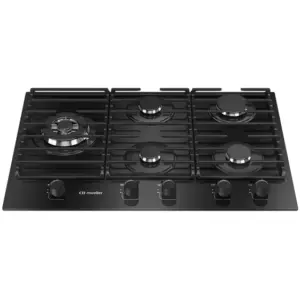 Cooktop Gás 5 Bocas Mueller 77cm Grade Dupla Bivolt MCG5BM Cooktop Gás 5 Bocas Mueller 77cm Grade Dupla Bivolt MCG5BM