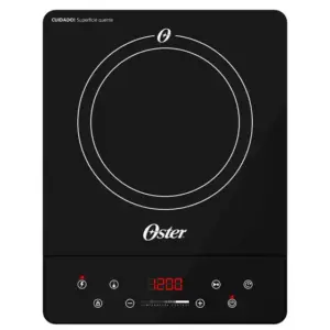 Cooktop Indução 1 Boca Oster Portátil Vitrocerâmico Painel Touch Preto OTOP100 Cooktop Indução 1 Boca Oster Portátil Vitrocerâmico Painel Touch Preto OTOP100