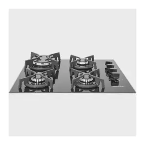 Cooktop Gás 4 Bocas Suggar Tripla Chama Preto Bivolt FG4404FVP Cooktop Gás 4 Bocas Suggar Tripla Chama Preto Bivolt FG4404FVP