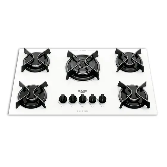 Cooktop Gás 4 Bocas Dako Branco Bivolt Supreme