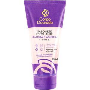 Sabonete Líquido Esfoliante Corpo Dourado Amora e Ameixa Facial e Corporal 180ml Sabonete Líquido Esfoliante Corpo Dourado Amora e Ameixa Facial e Corporal 180ml