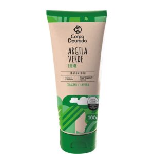 Creme de Tratamento Facial e Corporal Corpo Dourado Clinic Mais Argila Verde 100g