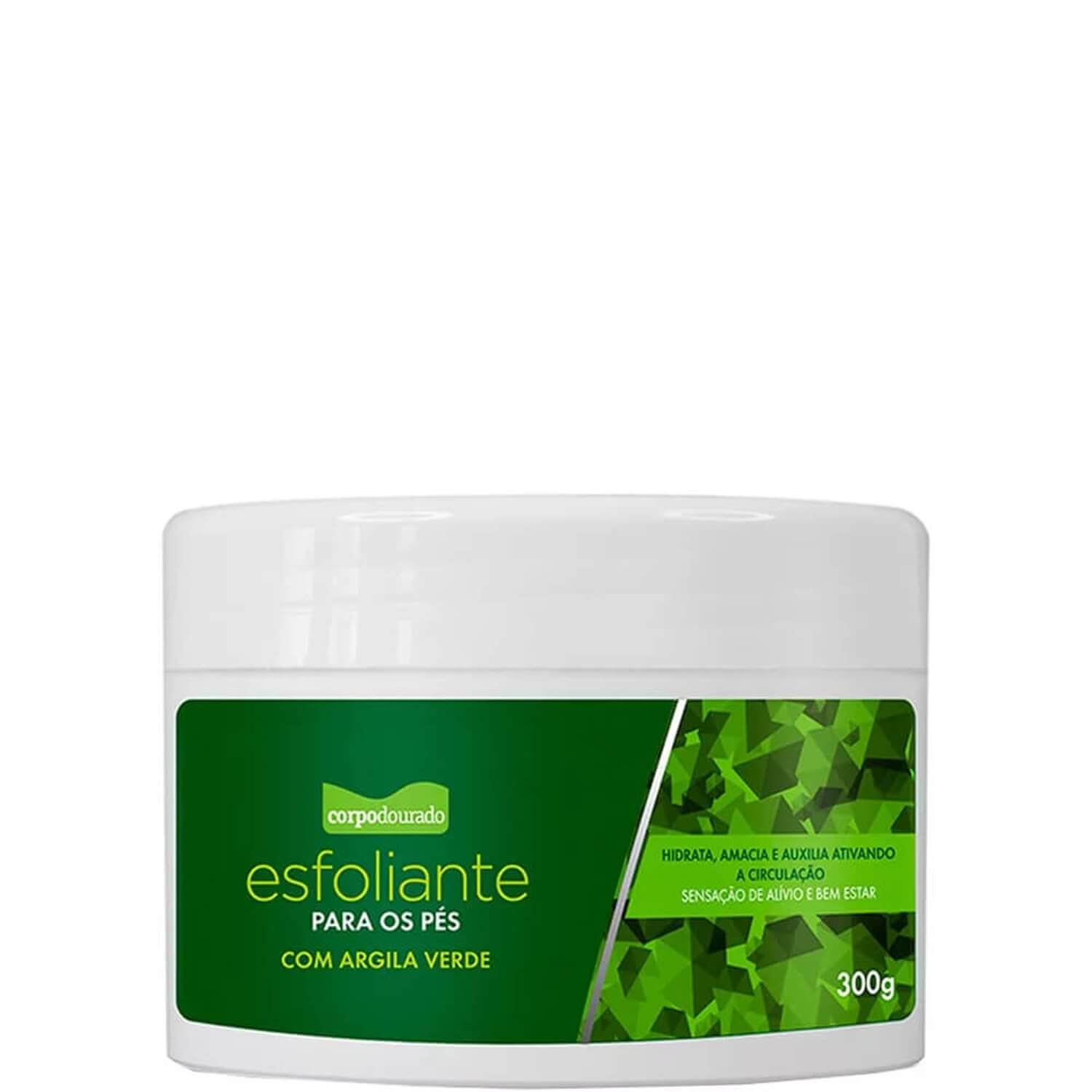 Esfoliante Corpo Dourado Clinic Mais Argila Verde Para os Pés 300g