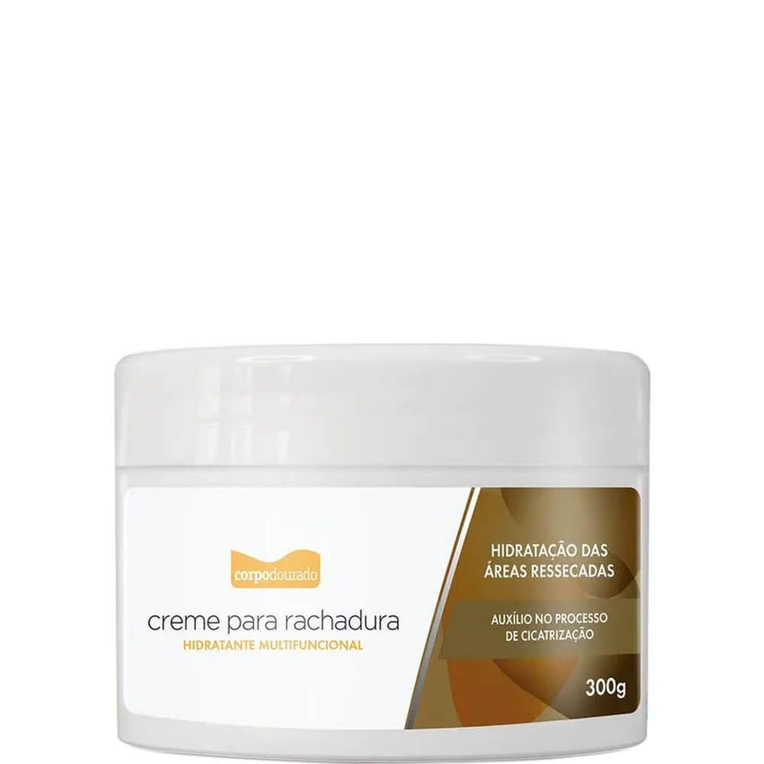 Creme para Rachadura Hidratação Áreas Ressecadas Corpo Dourado Clinic Mais 300g
