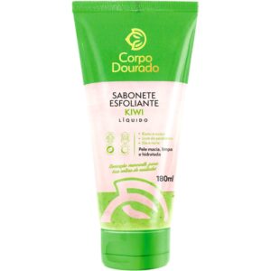 Sabonete Líquido Esfoliante Corpo Dourado Kiwi Facial e Corporal 180ml Sabonete Líquido Esfoliante Corpo Dourado Kiwi Facial e Corporal 180ml