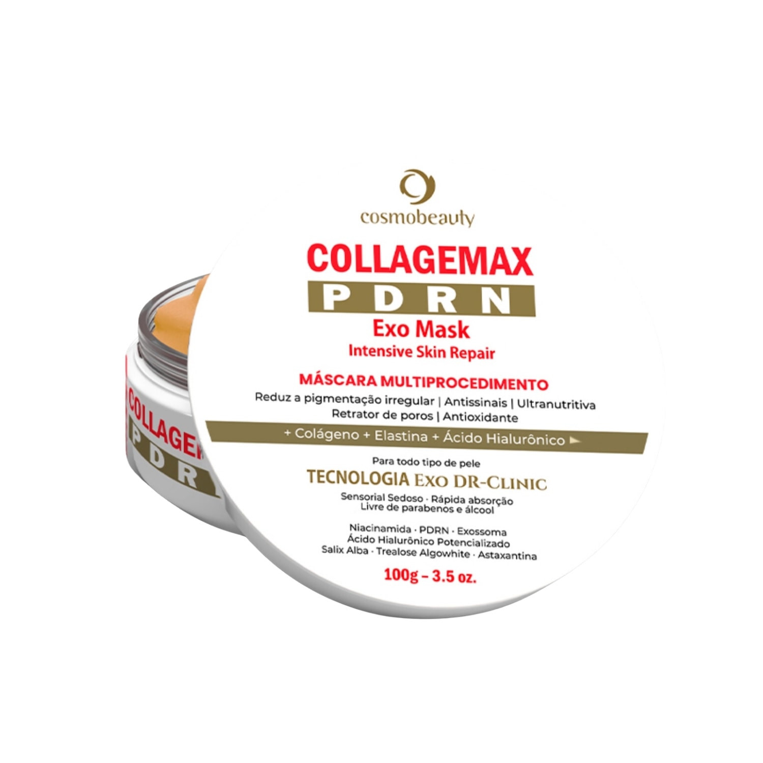 Máscara Cosmobeauty Collagemax PDRN Exo Colageno 100g