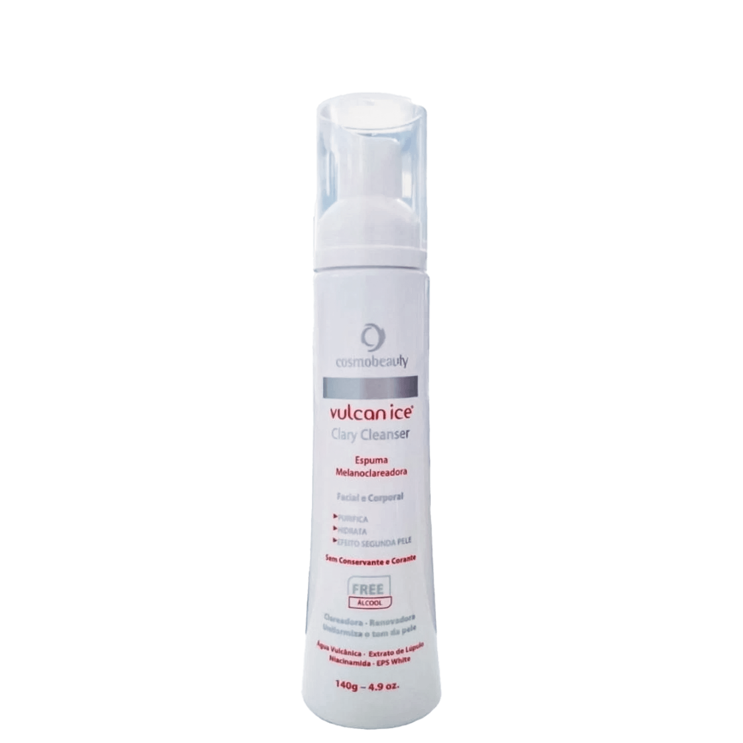 Sabonete Facial Cosmobeauty Vulcan Ice Clary Cleanser 140g