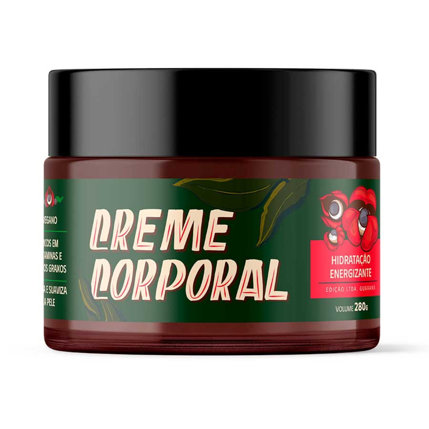 Creme Corporal Don Alcides Guaraná Antárctica Hidratante Firmador 280g