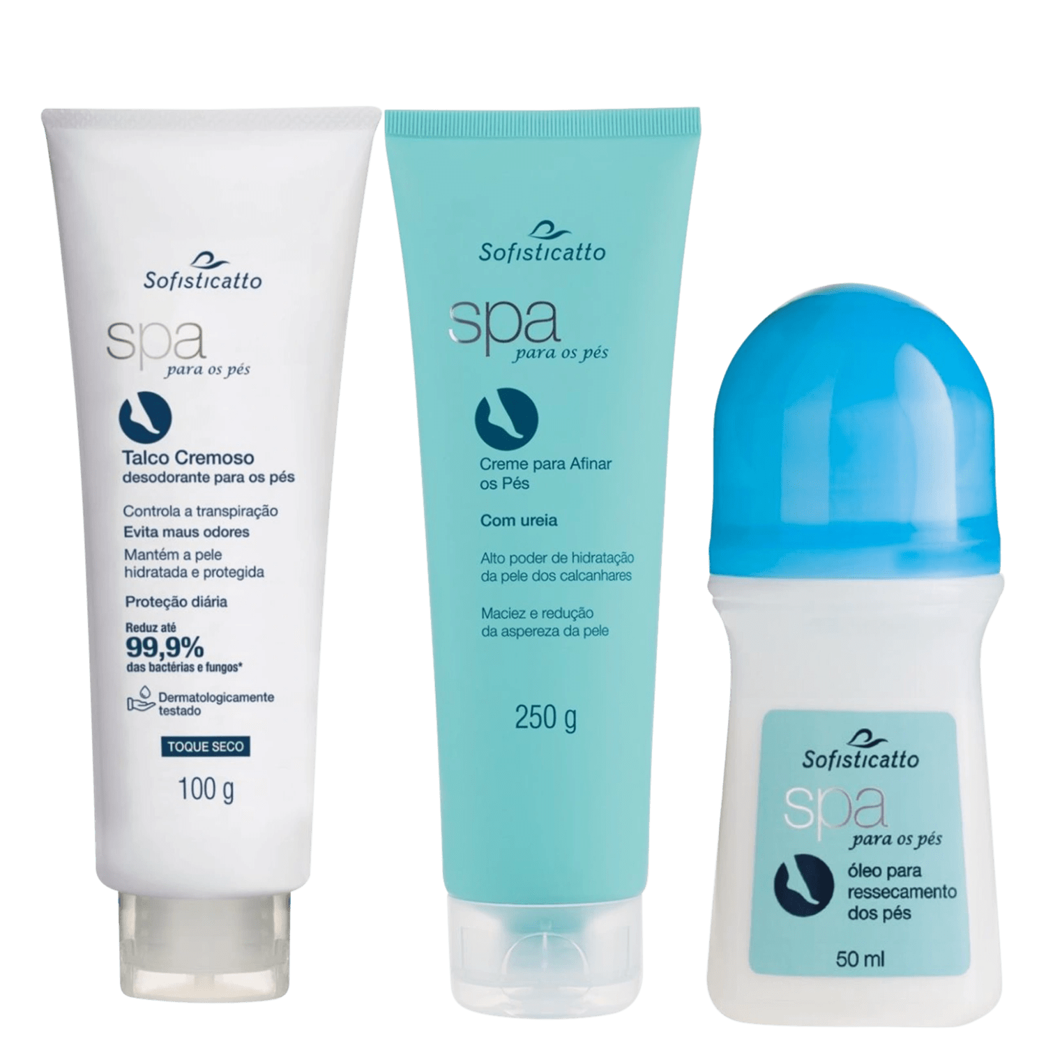 Creme Desodorante para os Pés Evita Chulé e Óleo Hidratante Evita Rachadura 1 Unidade