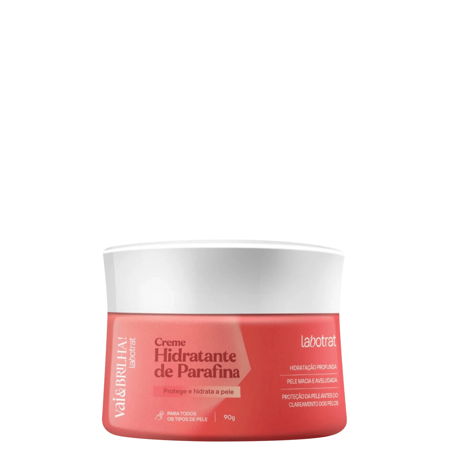 Creme Parafina Labotrat Vai & Brilha Hidratante Protege e Hidrata 90g