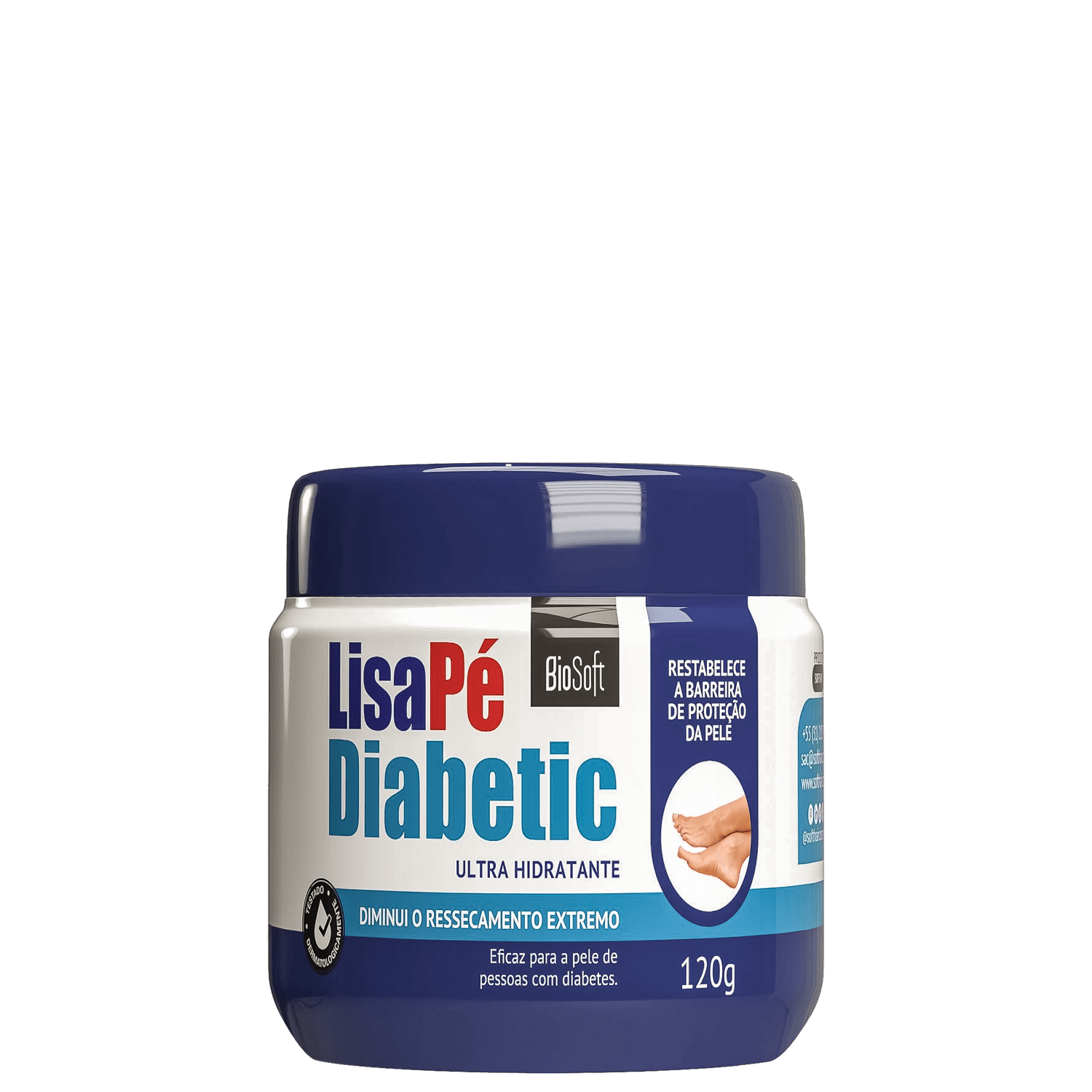 Creme Hidratante Lisa Pé Diabetic 1 Unidade