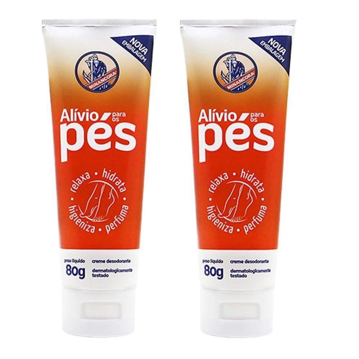 Creme Hidratante Minancora Alívio para os Pés 80g