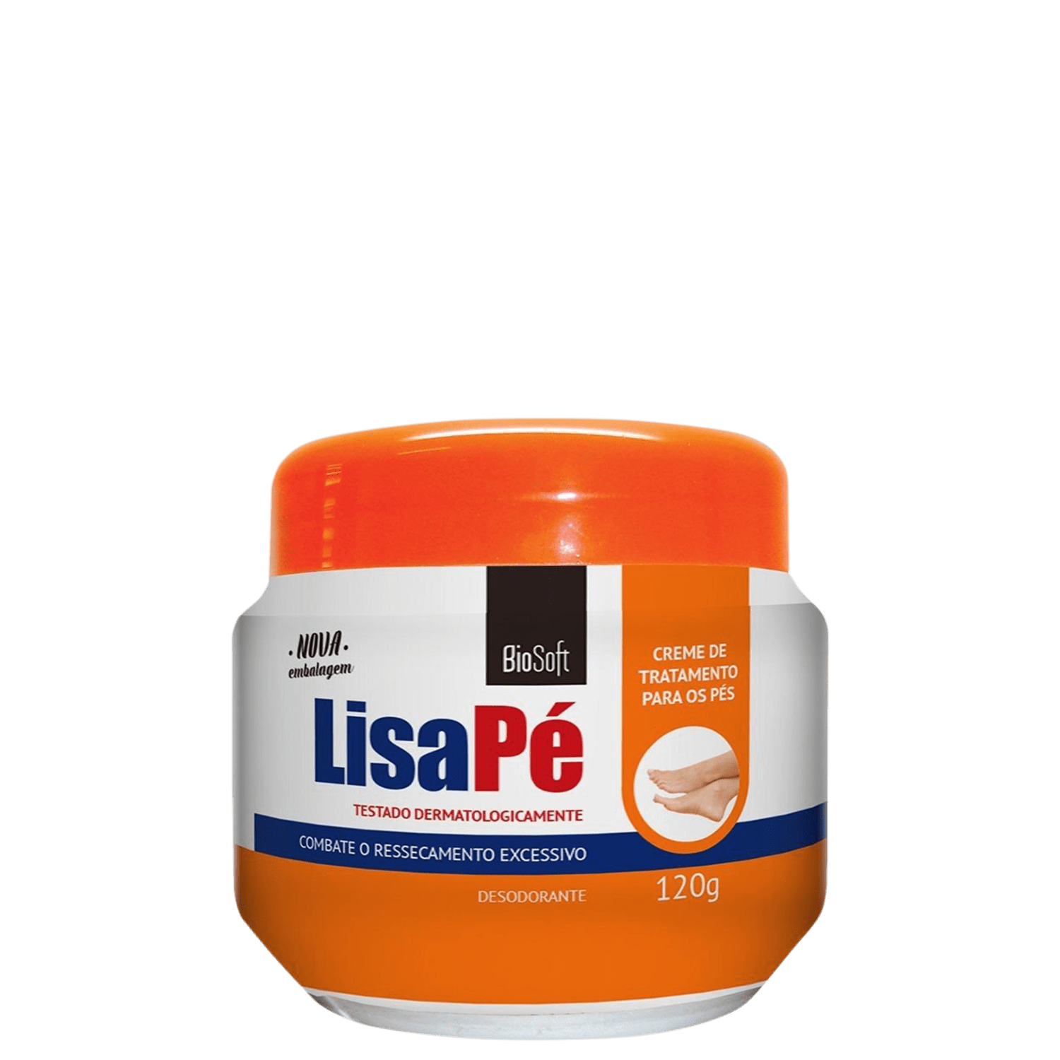 Creme para Pés Lisape 120g