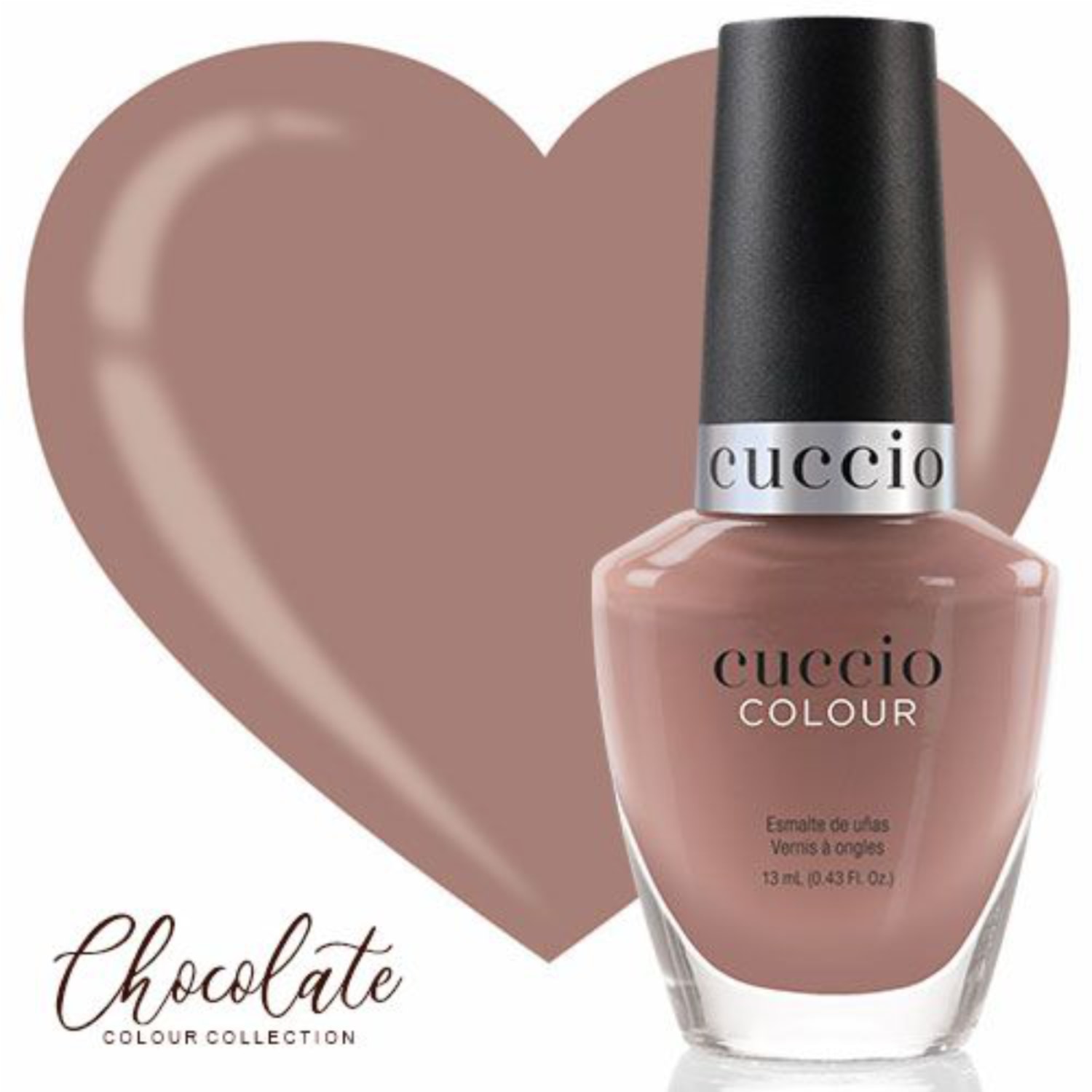 Esmalte Cuccio Brasil Colour 1288 Semi Sweet On You Nude/Marrom 13ml