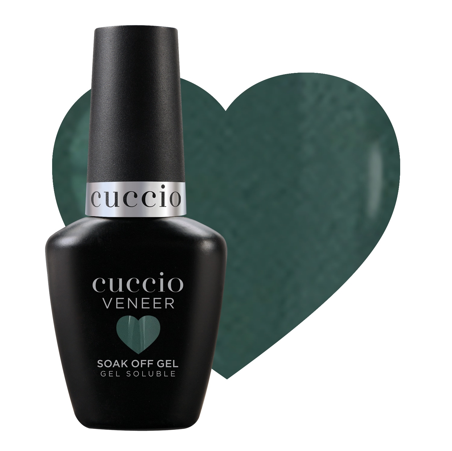Esmalte em Gel Cuccio Brasil Veneer Hema Free Hunter Green 13ml
