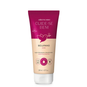 Loção Corporal O Boticário Cuide-se Bem Beijinho Hidratante Desodorante 200ml Loção Corporal O Boticário Cuide-se Bem Beijinho Hidratante Desodorante 200ml