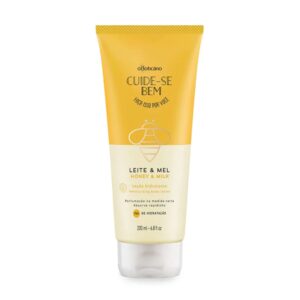 Loção Corporal O Boticário Cuide-se Bem Leite e Mel Hidratante Desodorante 200ml Loção Corporal O Boticário Cuide-se Bem Leite e Mel Hidratante Desodorante 200ml
