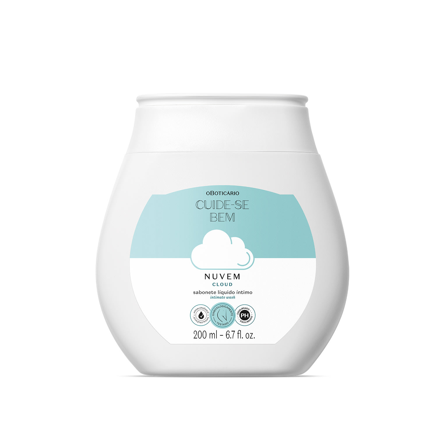 Sabonete Líquido Íntimo Cuide-se Bem O Boticário Nuvem 200ml