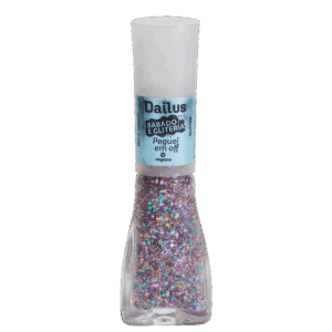 Esmalte Dailus Babado e Gliteria Peguei em Off 8ml Esmalte Dailus Babado e Gliteria Peguei em Off 8ml