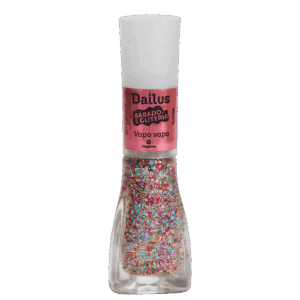 Esmalte Dailus Babado e Gliteria Vapo Vapo 8ml Esmalte Dailus Babado e Gliteria Vapo Vapo 8ml