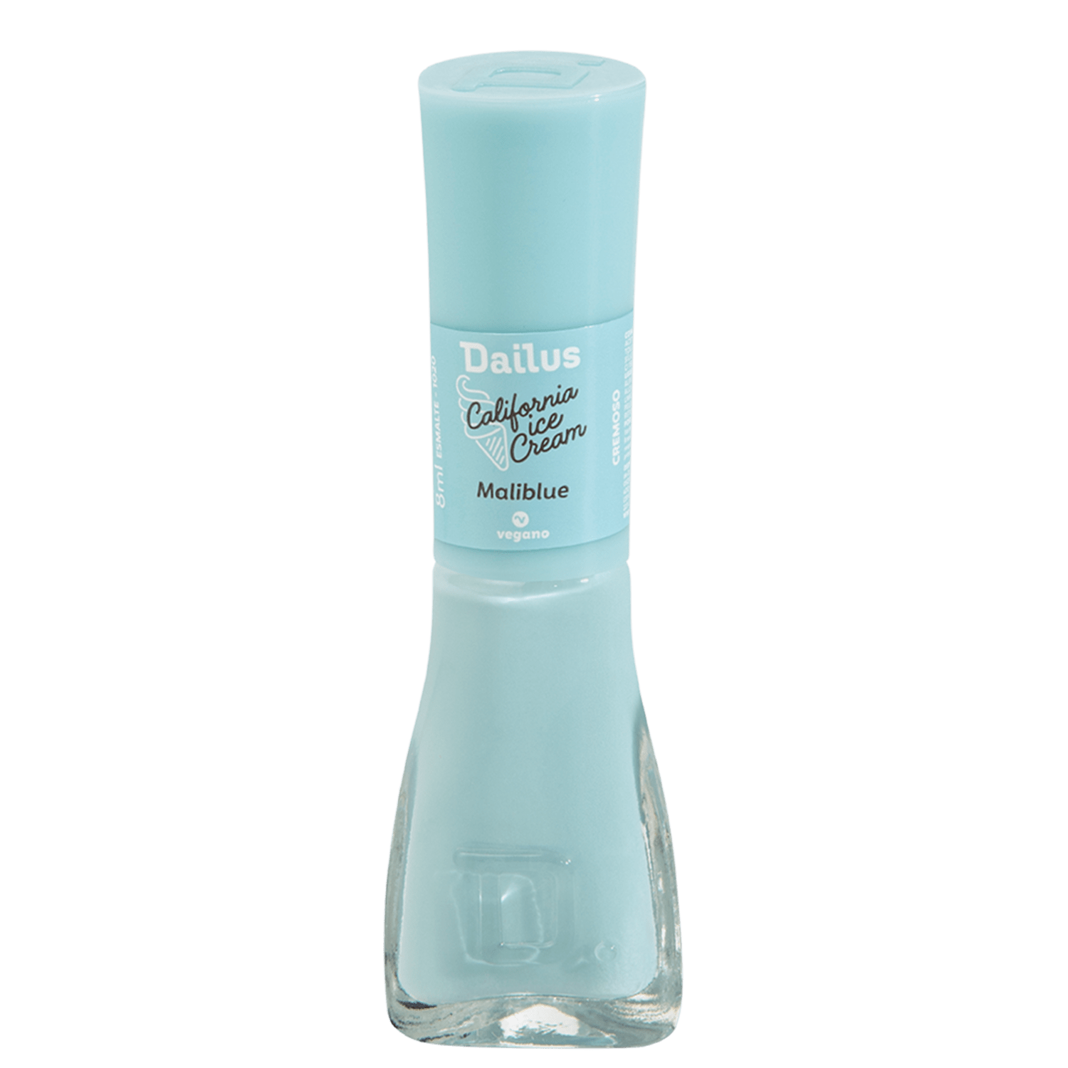 Esmalte Cremoso Dailus Califórnia Ice Cream 1020 Maliblue 8ml
