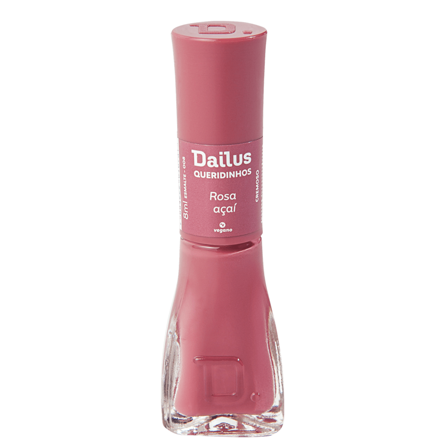 Esmalte Cremoso Dailus Nude Cada um Tem O Seu! 08 Rosa Açaí 8ml