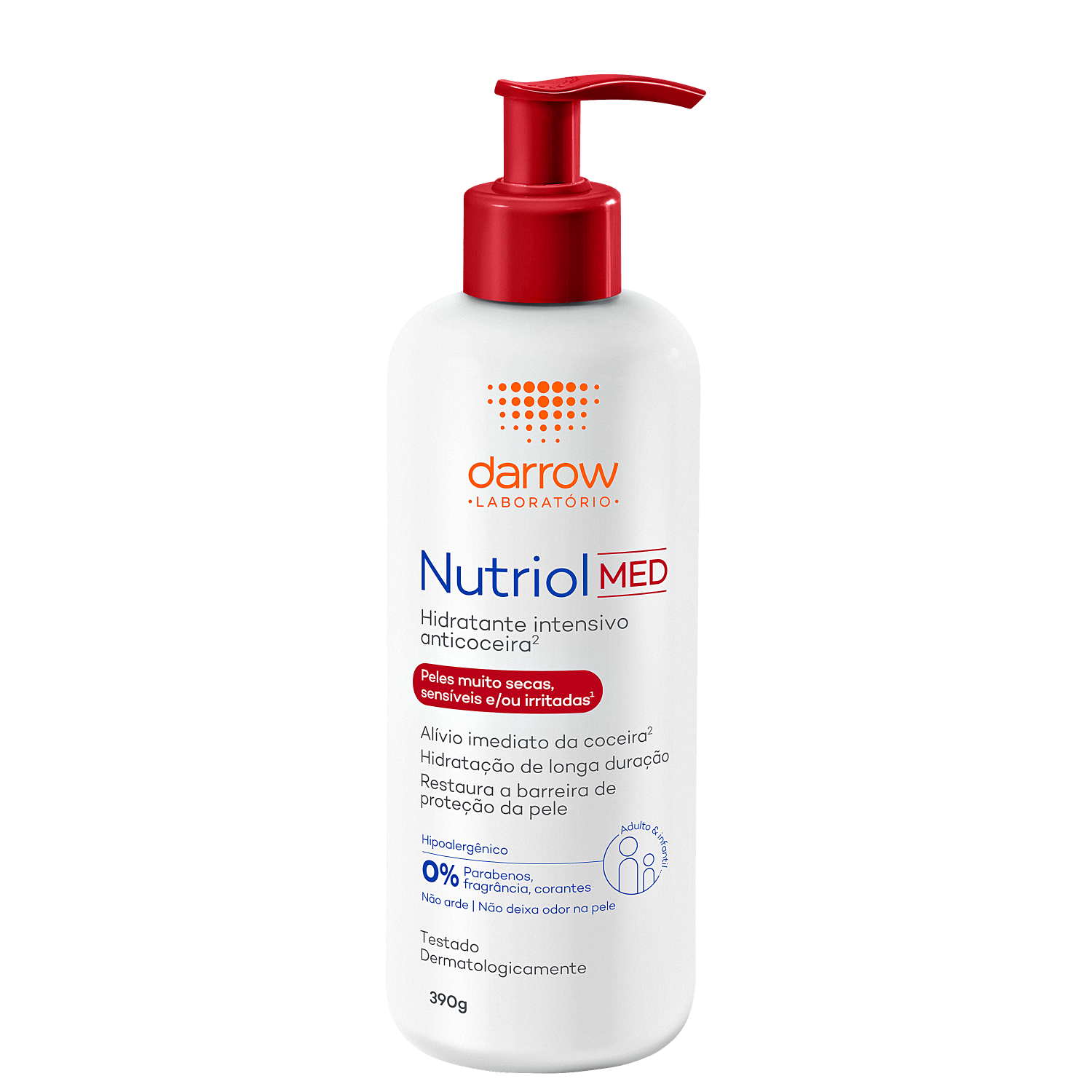 Loção Corporal Darrow Nutriol Med Hidratante 390g