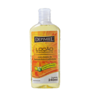 Loção de Limpeza Pré-Depilatória Depimiel Profissional 240ml
