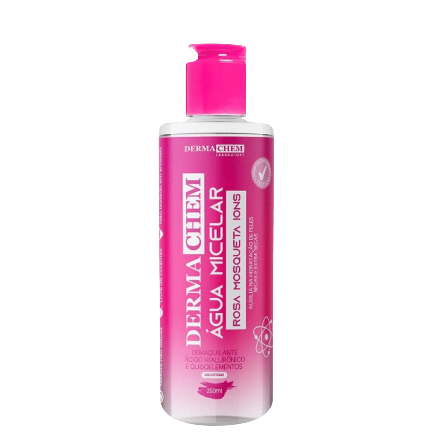 Água Micelar DermaChem Rosa Mosqueta 250ml