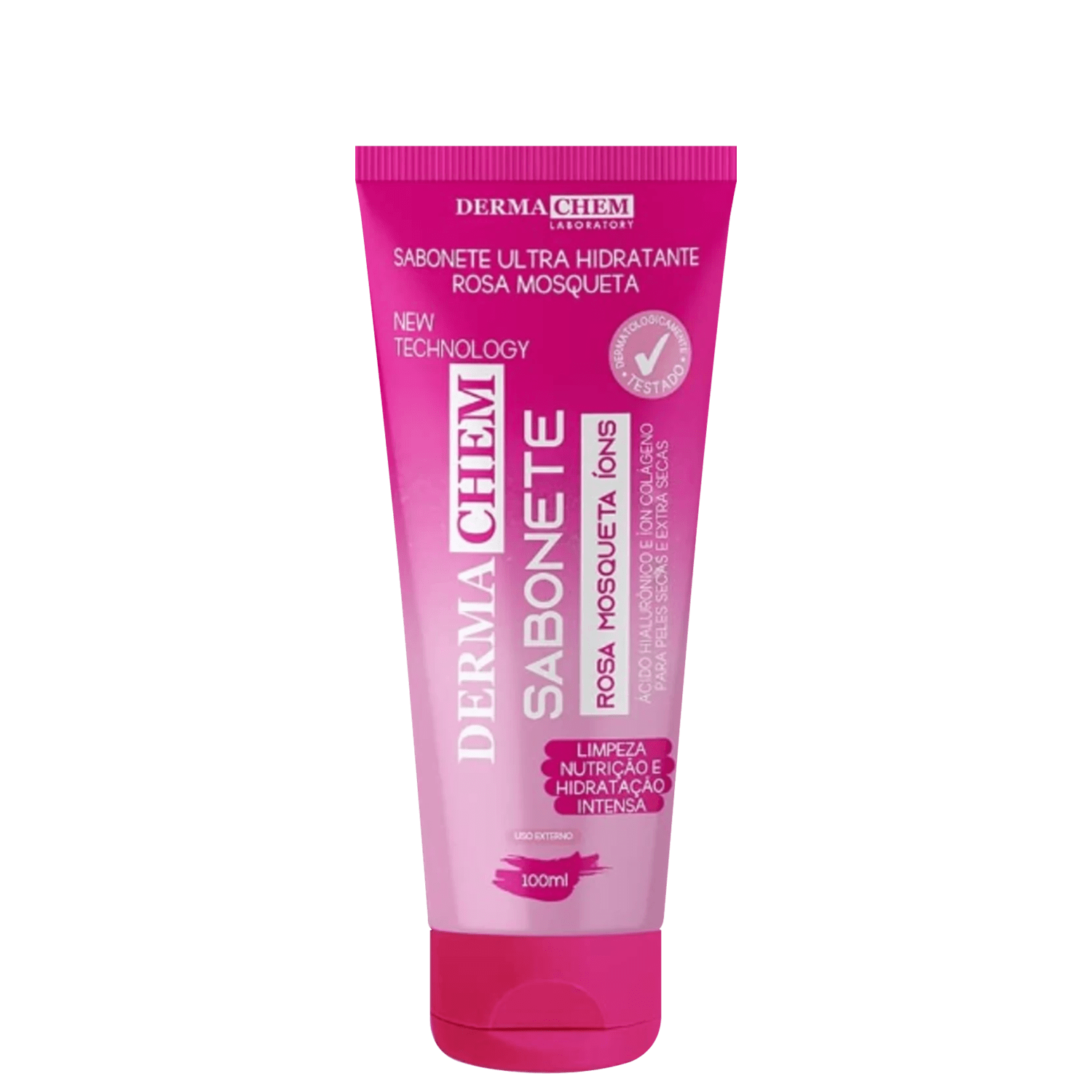 Gel Dermachem Rosa Mosqueta Antirressecamento 100ml