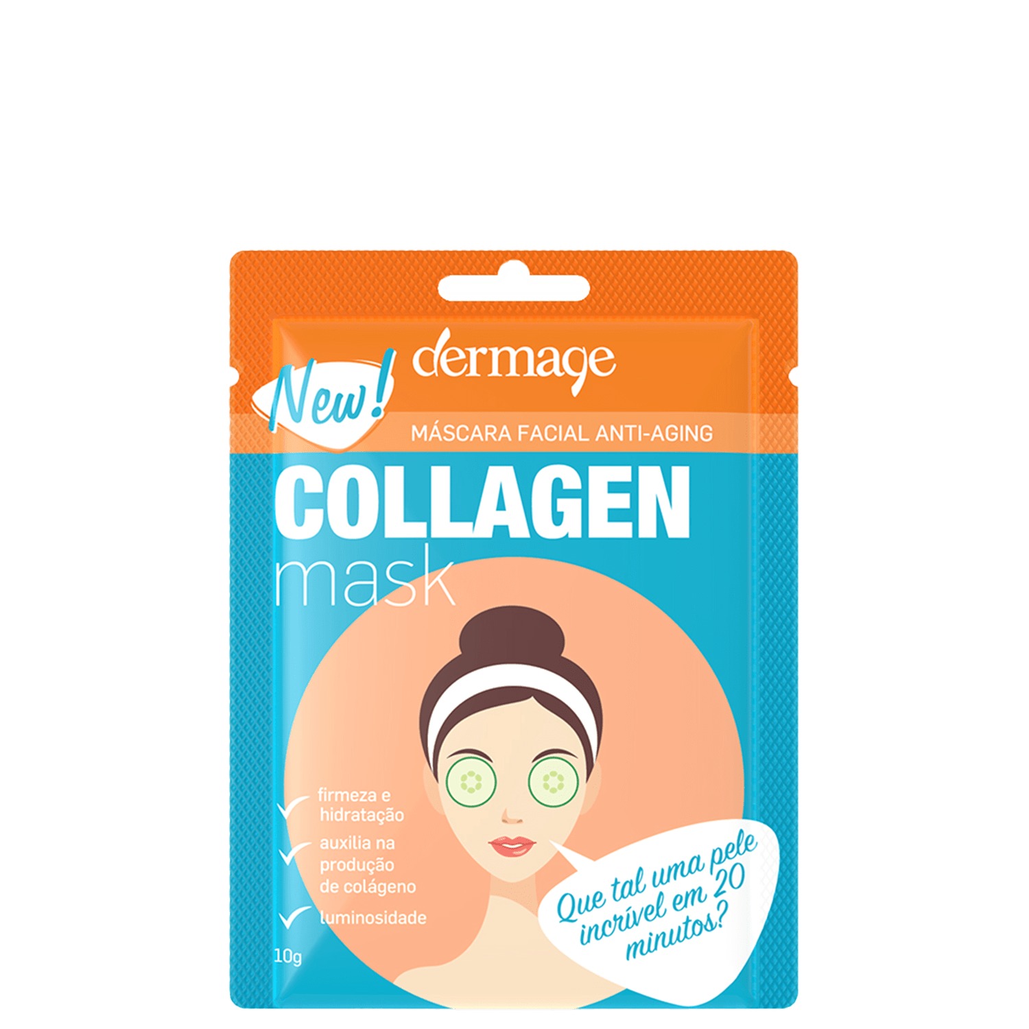 Máscara Facial Dermage Collagen 10g