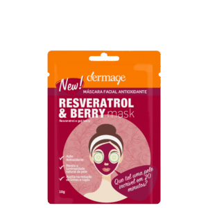 Máscara Facial Dermage Resveratrol e Berry 10g
