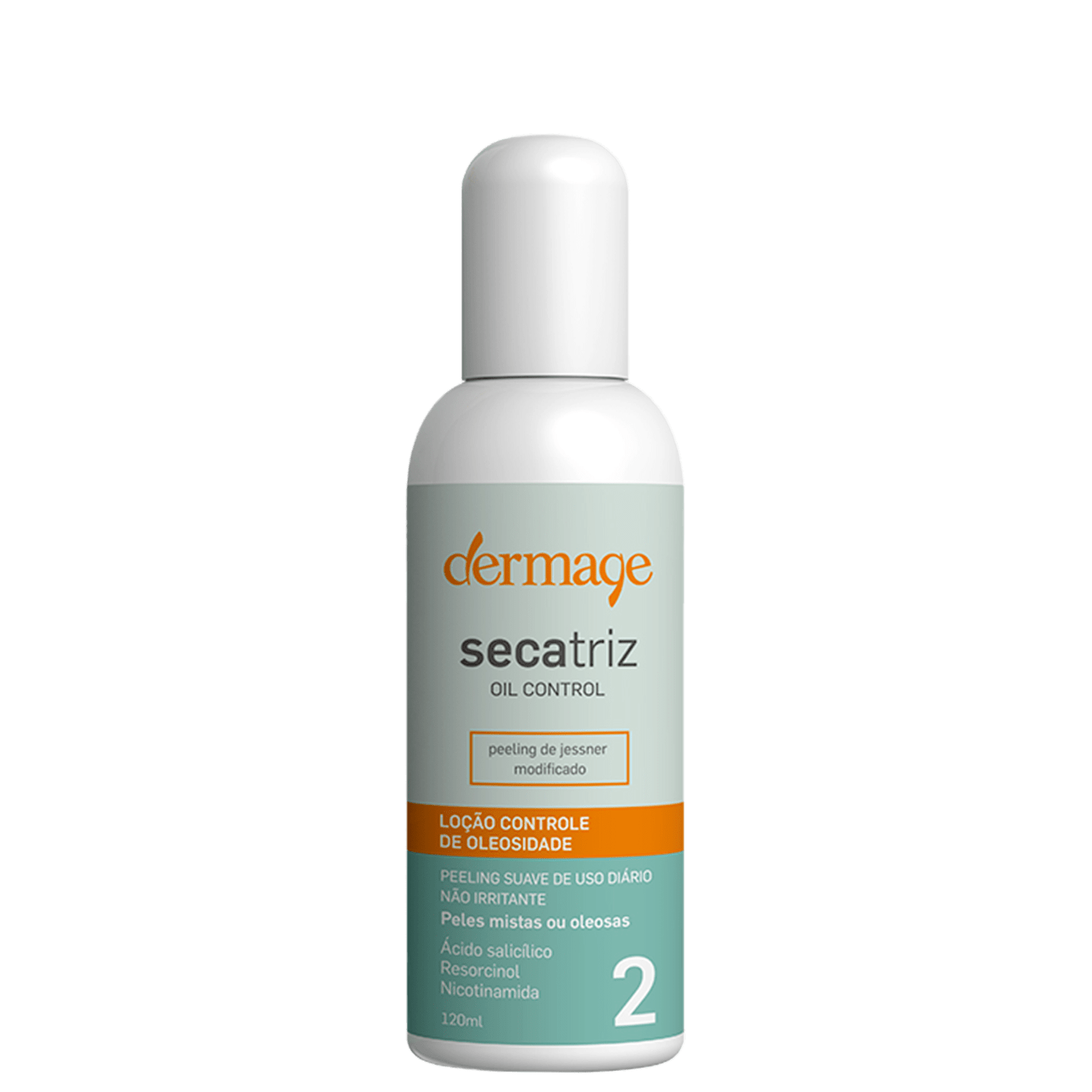 Locao Tonica Facial Dermage Secatriz Oil Control 120ml