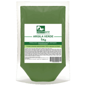 Máscara Facial Dermare Argila Verde 1kg