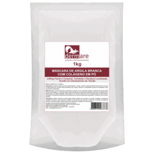 Máscara de Argila Branca Dermare Colágeno 1Kg