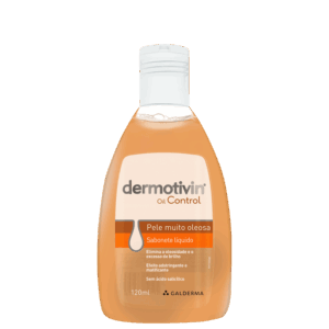 Sabonete Líquido Facial Dermotivin Oil Control Pele Oleosa 120ml