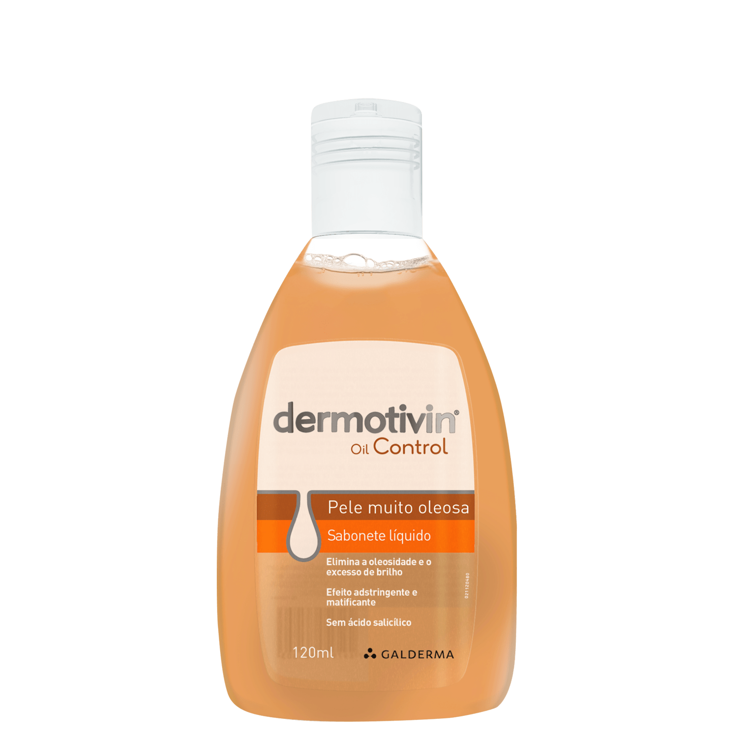 Sabonete Líquido Facial Dermotivin Oil Control Pele Oleosa 120ml