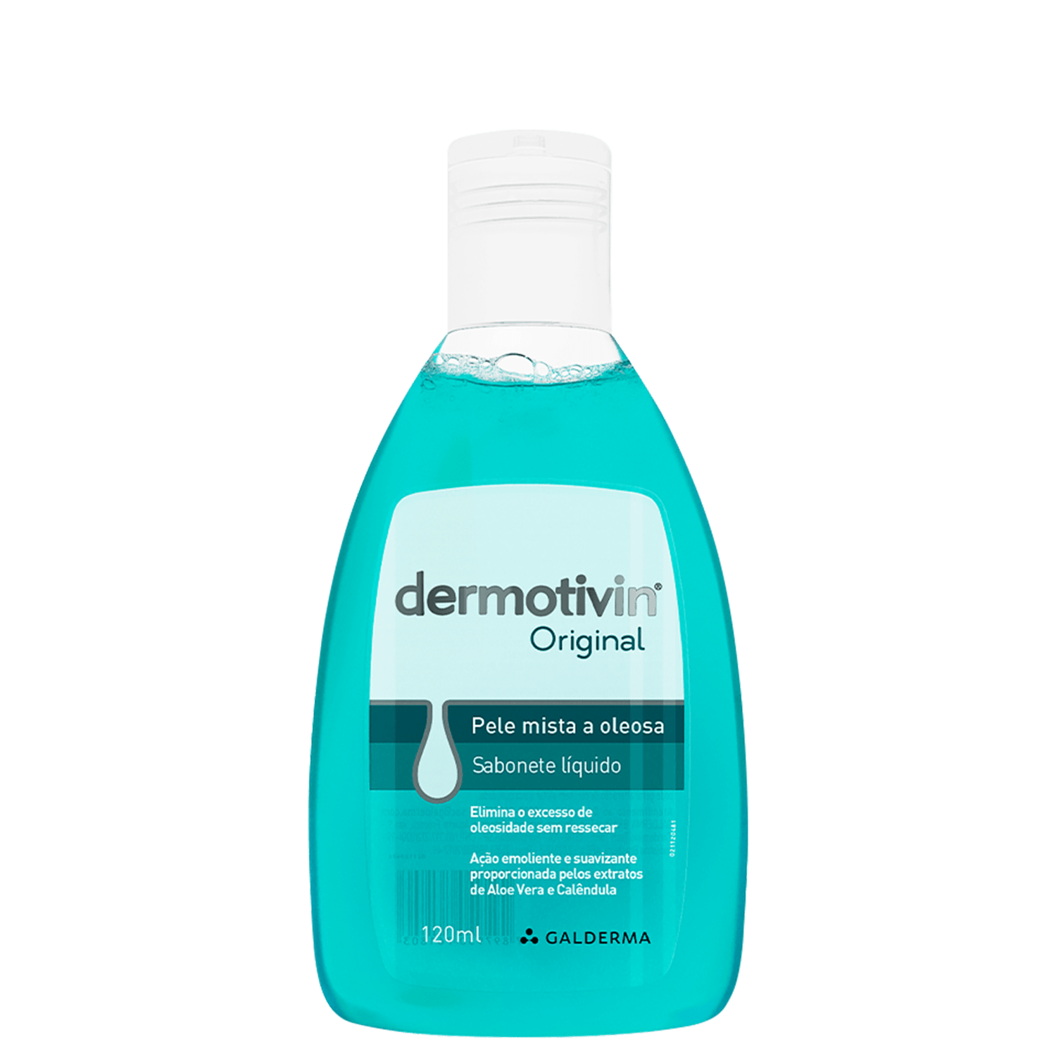 Sabonete Líquido Facial Dermotivin Original Pele Mista 120ml