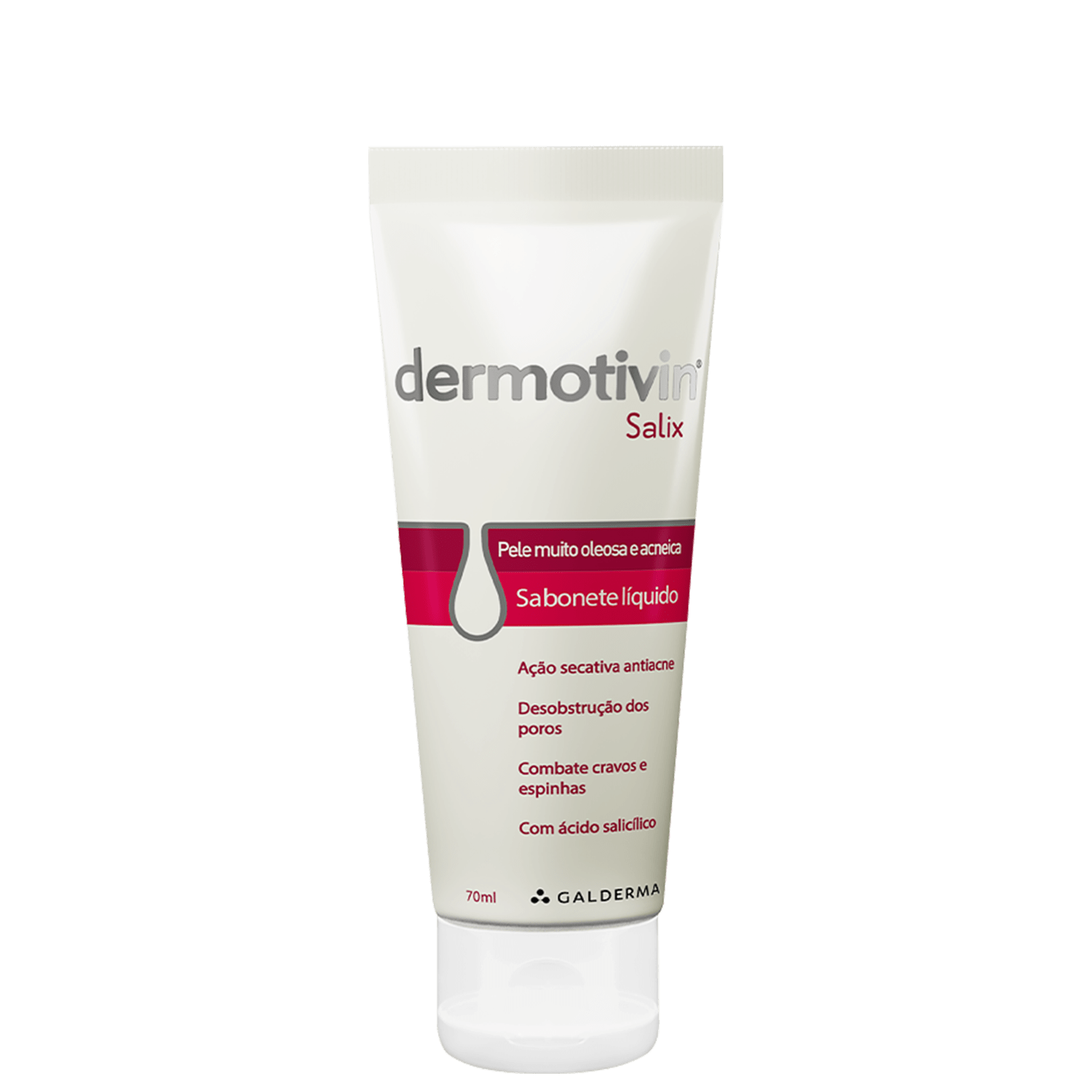 Sabonete Líquido Dermotivin Salix para Acne 70ml