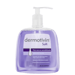 Sabonete Líquido Facial Dermotivin Soft Pele Seca ou Sensibilizada 300ml