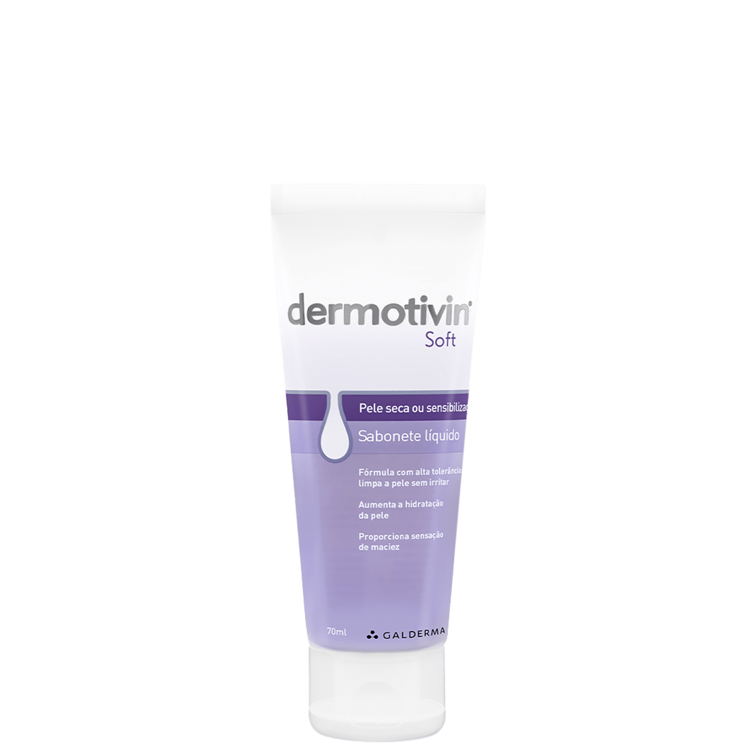 Sabonete Líquido Facial Dermotivin Soft Pele Seca ou Sensibilizada 70ml