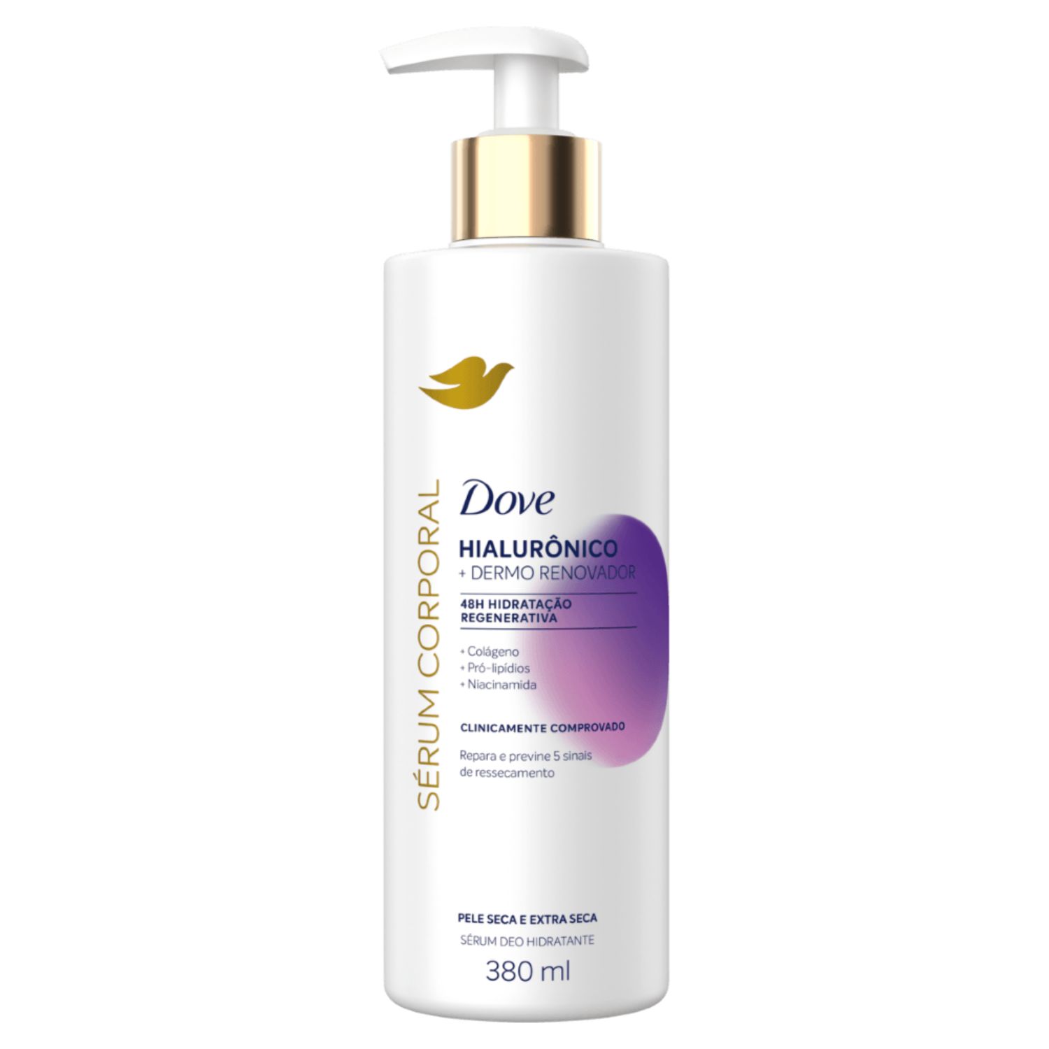 Sérum Corporal Dove Hialurônico + Dermo Renovador Hidratante 380ml