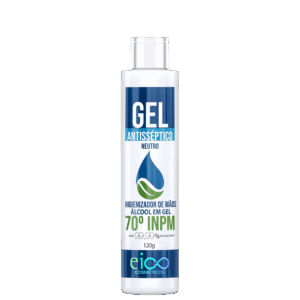 Gel Antisséptico Eico Álcool Gel 70% 120g