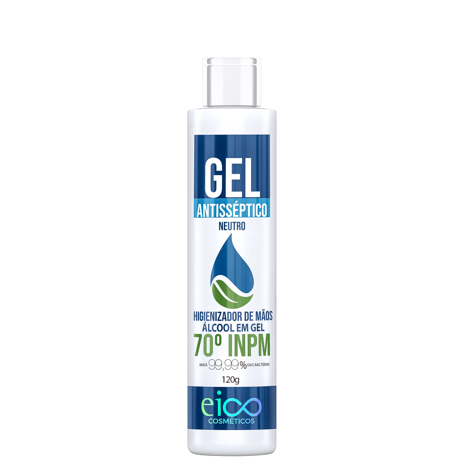 Gel Antisséptico Eico Álcool Gel 70% 120g