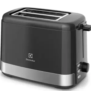 Torradeira Elétrica Electrolux Efficient Inox Preta 110V ETS10 Torradeira Elétrica Electrolux Efficient Inox Preta 110V ETS10